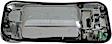 88307 Rear, Driver Side Chrome Exterior Door Handle, Without Key Hole, Help Series