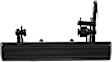 88350 Smooth Black Exterior Door Handle, Without Key Hole, Help Series