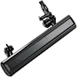 88350 Smooth Black Exterior Door Handle, Without Key Hole, Help Series