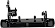 88350 Smooth Black Exterior Door Handle, Without Key Hole, Help Series