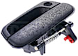 88390 Front, Passenger Side Textured Black Exterior Door Handle, With Key Hole, Help Series