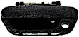88391 Front, Driver Side Textured Black Exterior Door Handle, With Key Hole, Help Series