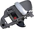 88538 Front Or Rear, Passenger Side Gray bezel with chrome lever Interior Door Handle, Help Series