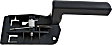 88573 Front or Rear, Passenger Side Textured Black Interior Door Handle, Without door lock button, Help Series