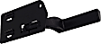 88573 Front or Rear, Passenger Side Textured Black Interior Door Handle, Without door lock button, Help Series