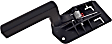 88574 Front Or Rear, Driver Side Textured Black Interior Door Handle, Without Door Lock Button, Help Series