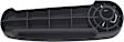 88579 Rear, Driver or Passenger Side Textured Black Interior Door Handle, With door lock button, Help Series