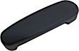 88579 Rear, Driver or Passenger Side Textured Black Interior Door Handle, With door lock button, Help Series
