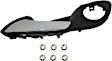 88592 Front, Driver Side Brown Interior Door Handle, Without Door Lock Button, Help Series