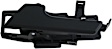 88653 Front Or Rear, Driver Side Textured Black Interior Door Handle, Without Door Lock Button, Help Series