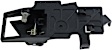 88653 Front Or Rear, Driver Side Textured Black Interior Door Handle, Without Door Lock Button, Help Series