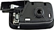 88663 Rear, Driver Side Chrome lever Interior Door Handle, Without Door Lock Button, Help Series