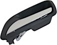 88685 Front Or Rear, Driver Side Chrome Lever with Black Bezel Interior Door Handle, Without Door Lock Button, Help Series