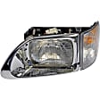 888-5104 Driver Side Halogen Headlight, With bulb(s), OE Replacement, HD Solutions Series