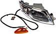 888-5105 Passenger Side Halogen Headlight, With bulb(s), OE Replacement, HD Solutions Series