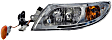 888-5106 Driver Side Halogen Headlight, With bulb(s), OE Replacement, HD Solutions Series