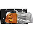 888-5301 Passenger Side Halogen Headlight, With bulb(s), OE Replacement