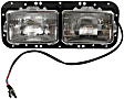 888-5426 Driver Side Halogen Headlight, With bulb(s), OE Replacement, HD Solutions Series