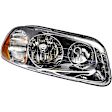 888-5503 Passenger Side Halogen Headlight, With bulb(s), OE Replacement, HD Solutions Series