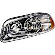 888-5504 Driver Side Halogen Headlight, With bulb(s), OE Replacement, HD Solutions Series