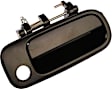 90015 Front, Passenger Side Smooth Black Exterior Door Handle, Without Key Hole, Help Series