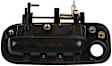 90015 Front, Passenger Side Smooth Black Exterior Door Handle, Without Key Hole, Help Series