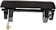 90022CD Front, Driver Side Black Exterior Door Handle, Without Key Hole, Help Series
