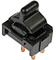 901-004 Front, Center Console, Driver or Passenger Side OE Solutions Series Window Switch Black