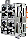 1992 Cadillac Brougham - Front, Driver Side Window Switch, Chrome, 4 Buttons, OE Solutions Series