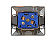 901-019 Door Lock Switch Chrome