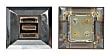 901-020 Front, Passenger Side or Rear, Driver or Passenger Side Window Switch, Chrome
