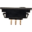 901-036 Front, Driver or Passenger Side Window Switch, Black, Except Deluxe Interior