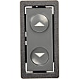 901-036 Front, Driver or Passenger Side Window Switch, Black, Except Deluxe Interior