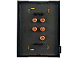 901-069 Front, Passenger Side or Rear, Driver or Passenger Side Window Switch, Chrome