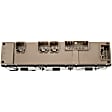 2007 Chevrolet Silverado 1500 Classic - Front, Driver Side Window Switch, Crew Cab Pickup, without Power Folding Mirrors, Black and brown, OE Solutions Series