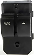 901-091 Front, Driver Side OE Solutions Series Window Switch Black 2 Buttons