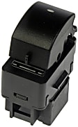 901-092 Front, Passenger Side OE Solutions Series Window Switch Black 1 Button