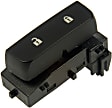 901-119 Front, Driver Side Door Lock Switch Black