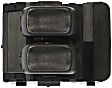 901-134 Front, Driver Side OE Solutions Series Window Switch Black 2 Buttons