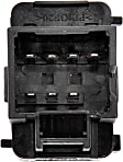 901-148 Front, Passenger Side OE Solutions Series Window Switch Black 1 Button
