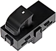 2010 GMC Yukon - Rear, Driver or Passenger Side Window Switch, Black, OE Solutions Series