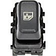 901-197 Front, Passenger Side OE Solutions Series Window Switch Gray 1 Button