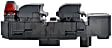 2012 Chevrolet Malibu - Front, Driver Side Window Switch, with Express Up and Down, Black, 5 Buttons, OE Solutions Series
