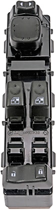 901-292R Front, Driver Side OE Solutions Series Window Switch Black 5 Buttons