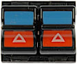 901-305 Front, Driver Side OE Solutions Series Window Switch Blue and Red