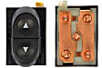1991 Mercury Sable - Front, Passenger Side or Rear, Driver or Passenger Window Switch, Black, OE Solutions Series