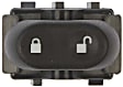901-325 Front, Driver Side Door Lock Switch Black