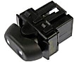 901-325 Front, Driver Side Door Lock Switch Black