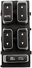 901-326 Front, Driver Side OE Solutions Series Window Switch Black