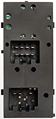 901-326 Front, Driver Side OE Solutions Series Window Switch Black